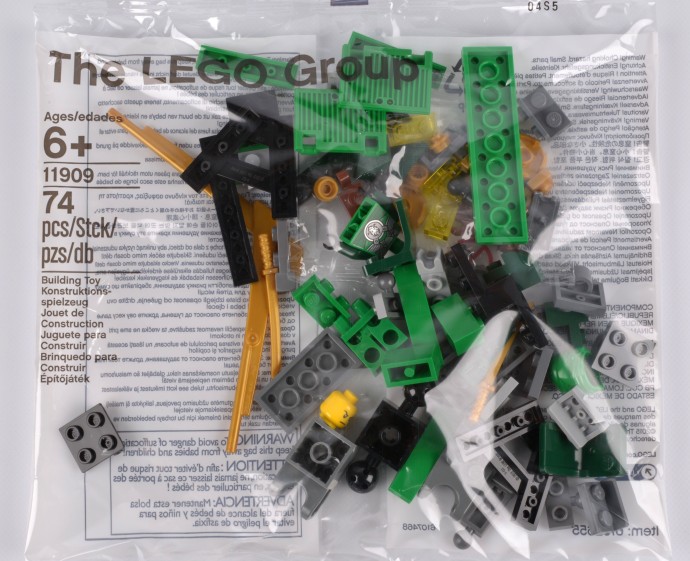 LEGO 11909 Ninjago: Build your own Adventure parts