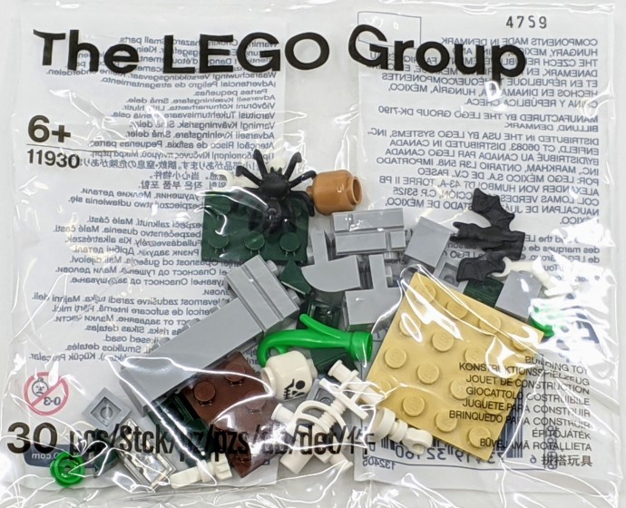 LEGO 11930 Halloween Ideas parts