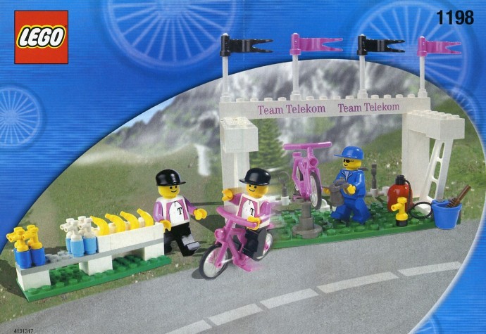 Telekom Race Cyclists and Service Crew