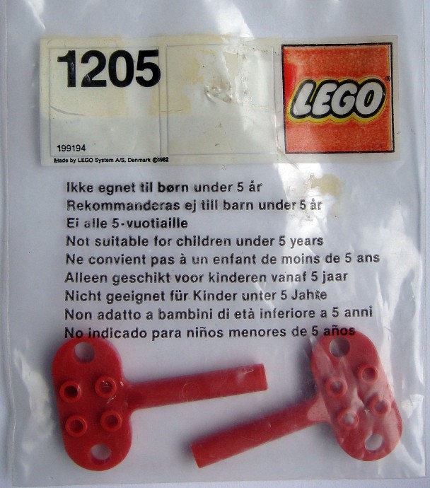 LEGO 1205 Keys for wind-up motor