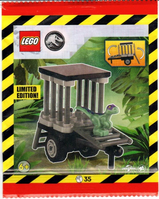 LEGO 122502 Owen with Cage and Raptor