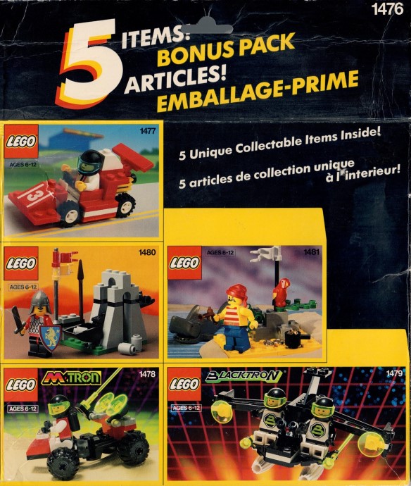 LEGO 1476 Five Set Bonus Pack