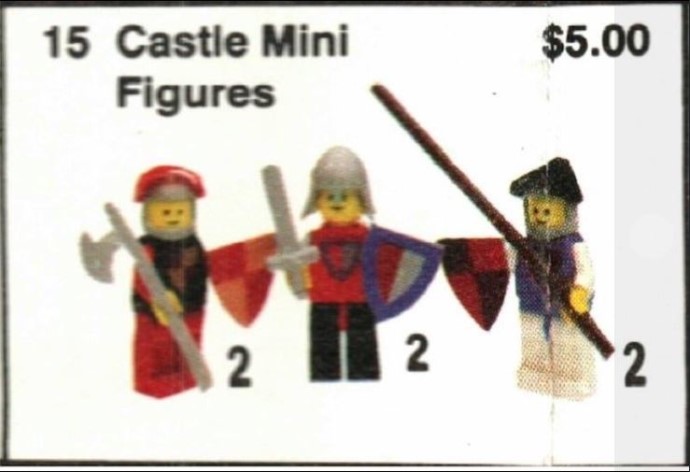 LEGO 15 Castle Minifigures