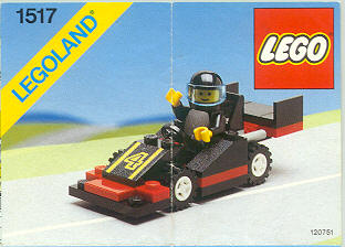 LEGO 1517 Black Racing Car