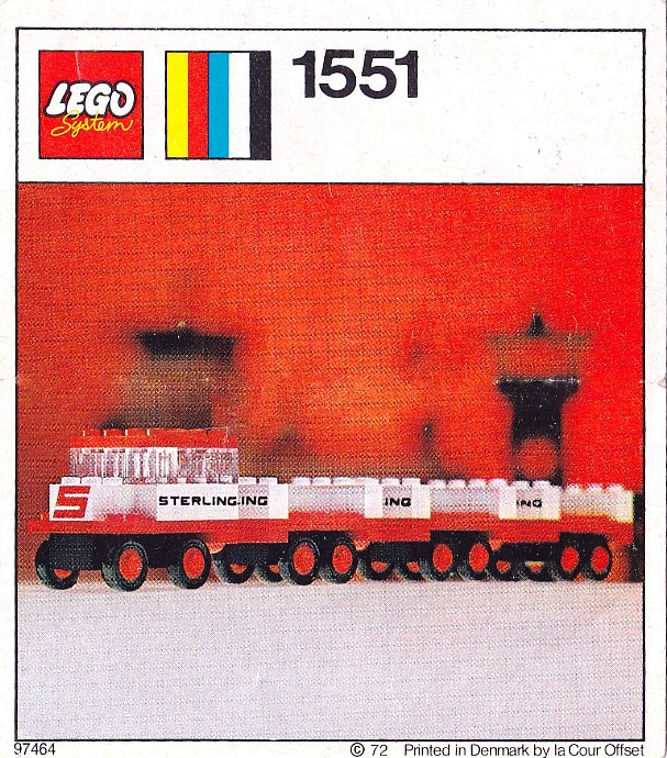 LEGO 1551-2 Sterling Baggage Train