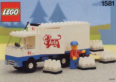 LEGO 1581-2 Arla Delivery Truck | Brickset