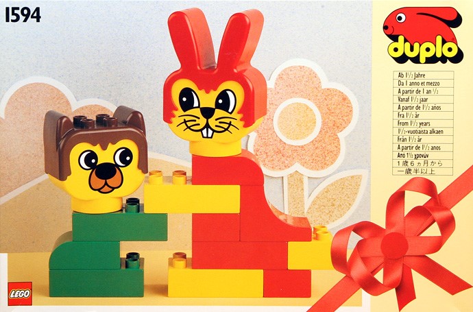 LEGO 1594 Rabbit and Bear Friend