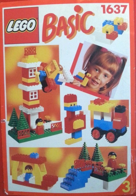 LEGO 1637 Basic Building Set, 3+
