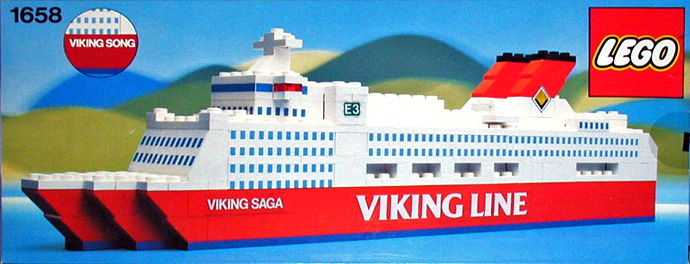 LEGO 1658 Viking Line Ferry 'Viking Saga'
