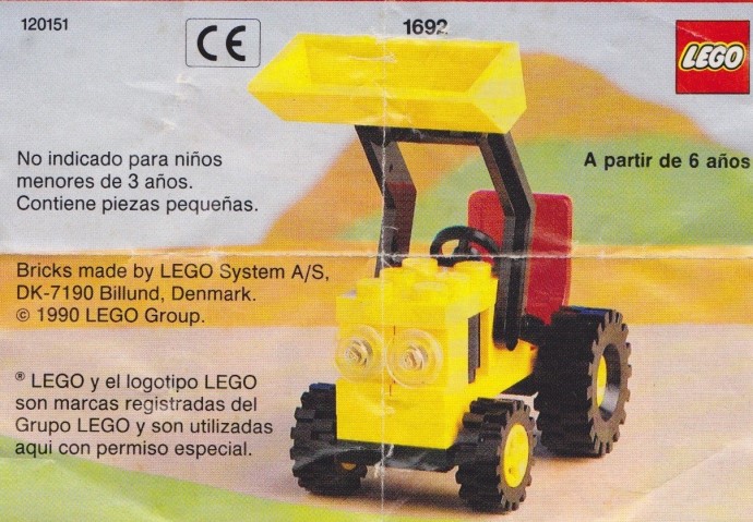 LEGO 1692 Tractor Loader