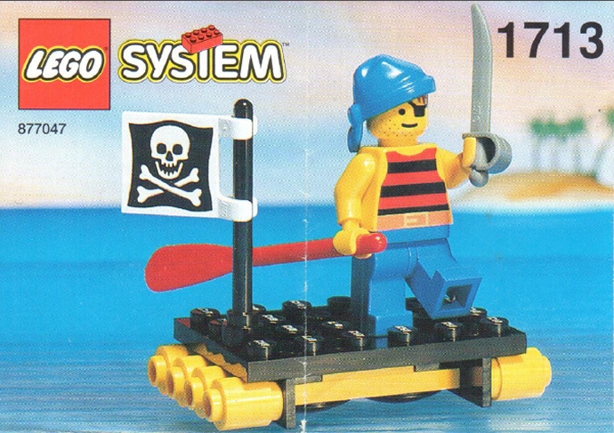 LEGO 1713 Shipwrecked Pirate