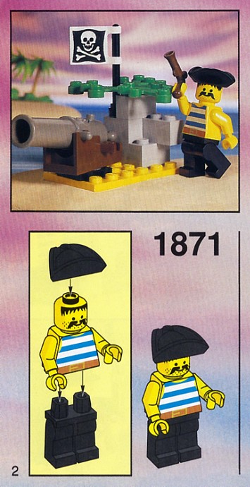 LEGO 1871 Pirate's Cannon