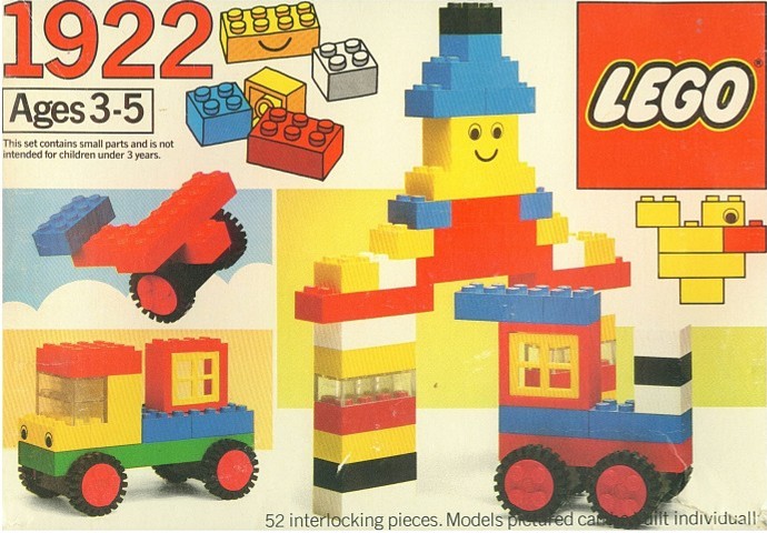 LEGO 1922-2 Basic Building Set with Storage Case