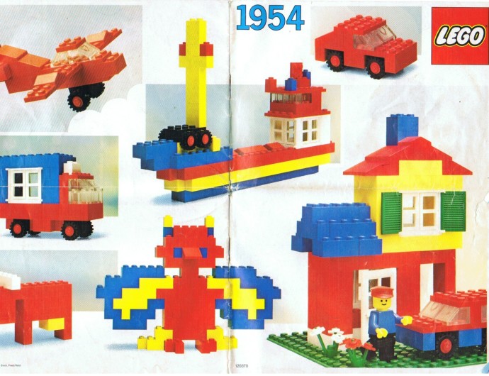 LEGO 1954-2 Basic Set with Storage Case