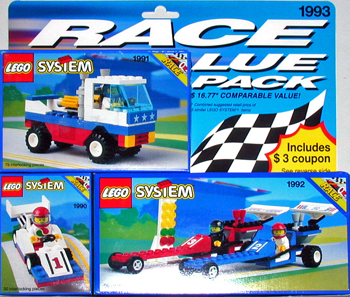 LEGO 1993 Race Value Pack