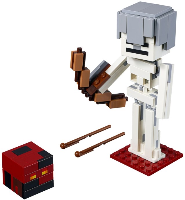 LEGO 21150 Minecraft Skeleton BigFig with Magma Cube