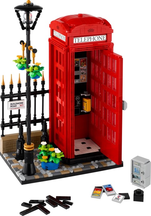 LEGO 21347 Red London Telephone Box