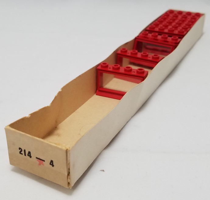 LEGO 214_4 1 x 4 x 2 Window in Frame