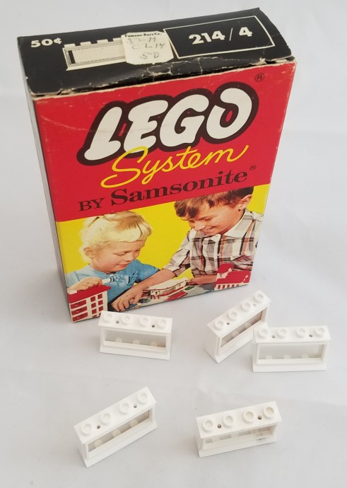 LEGO 214_4-2 1 x 4 x 2 Window in Frame