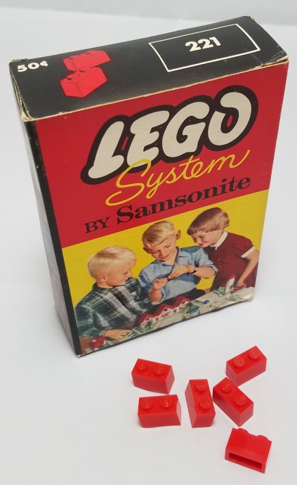 LEGO 221-3 1 X 2 Bricks