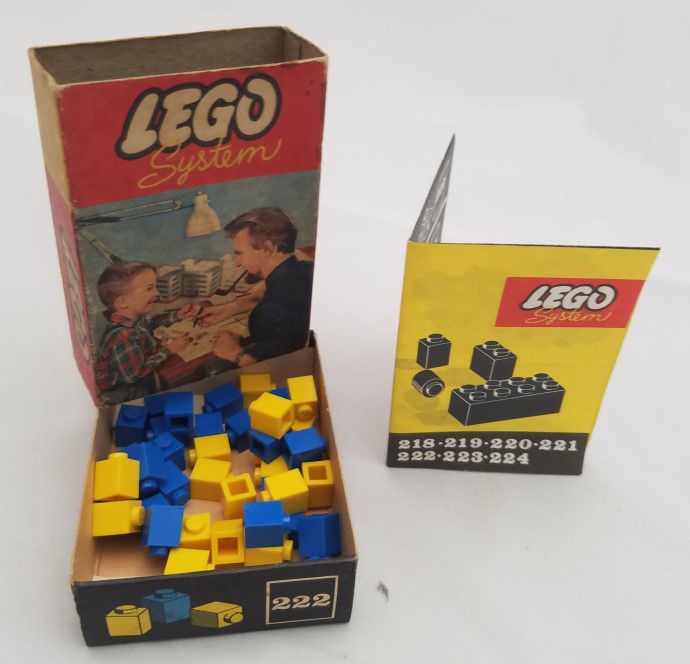 LEGO 222-2 1 x 1 Bricks