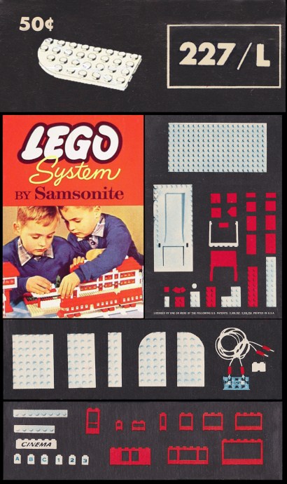 LEGO 227_L 4 x 8 Left Curve Plates