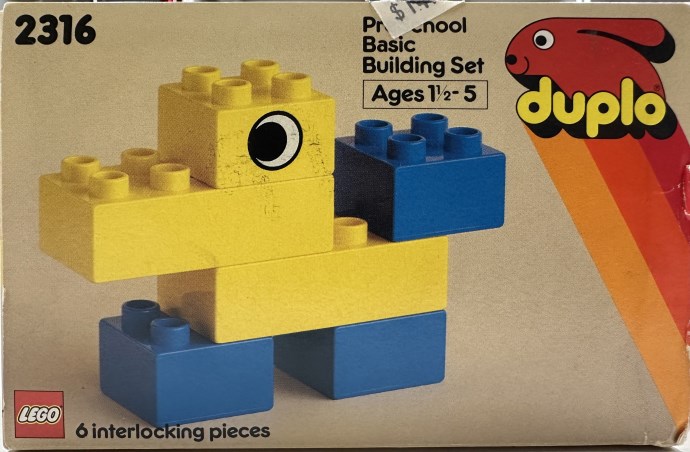 LEGO 2316 Preschool Basic Building Set