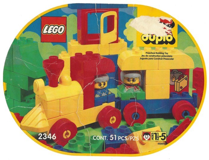 LEGO 2346 Train Oval Suitcase