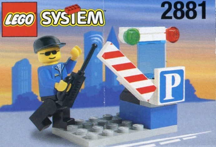 LEGO 2881 Parking Gate Attendant