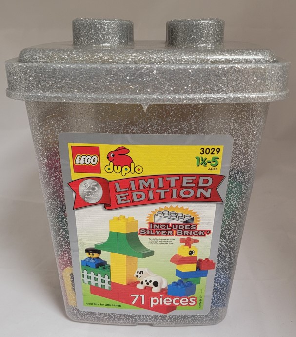 LEGO 3029 Limited Edition Silver Duplo Bucket