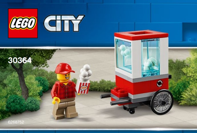 LEGO® City 30364 Popcorn Wagen Polybag *Jahrmarkt* *Stadtpark* *NEU & OVP* 