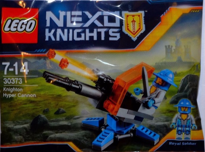 LEGO NEXO KNIGHTS 30373 KNIGHTON HYPER CANNON POLYBAG WITH ROYAL SOLDIER MINIFIG