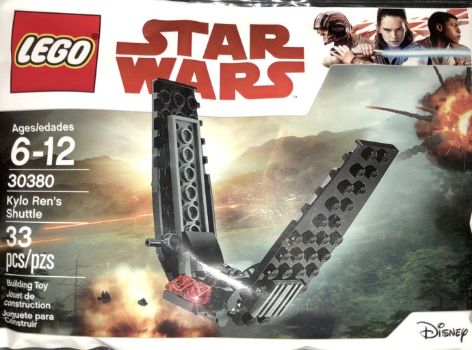 Lego 30380 Star Wars Kylo Ren's Shuttle *Brand New* 33 pieces 