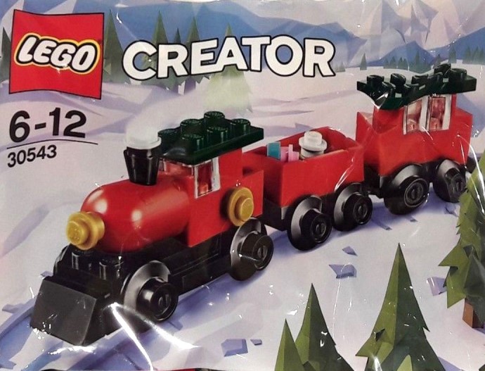 Lego LOT x4 Creator 30543 Christmas Train Promo Holiday Mini Polybag Set NEW