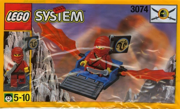 LEGO 3074 Red Ninja's Dragon Glider