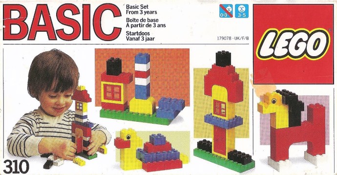 LEGO 310-4 Basic Building Set, 3+
