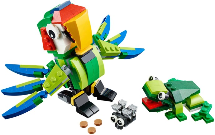 LEGO 31031: Rainforest Animals | Brickset: LEGO set guide and database