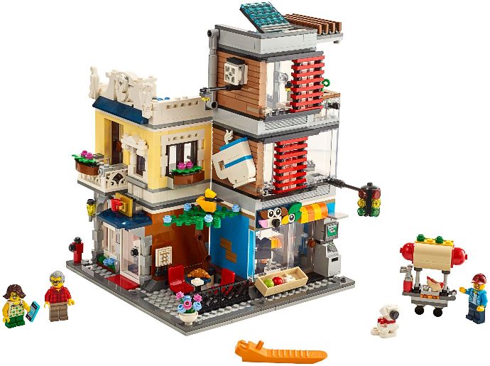 31097 1 Townhouse Pet Shop Cafe Brickset Lego Set Guide And