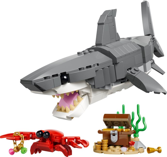 LEGO 31381 Fierce Shark with a Treasure Chest