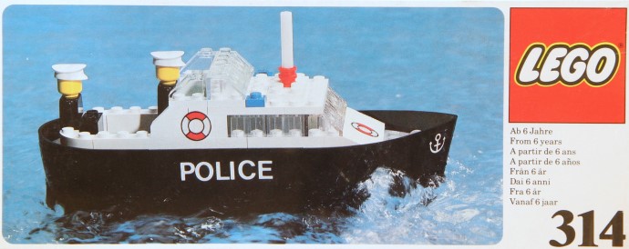 LEGO 314 Police Launch