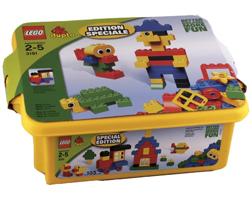 LEGO 3191-2 Yellow Half-Tub, Special Edition