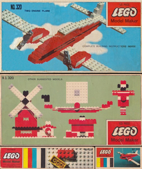 Fremmed Skim Alfabetisk orden LEGO 320-3 Red Airplane Set | Brickset