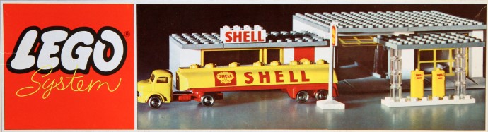 LEGO 325-3 Shell Service Station