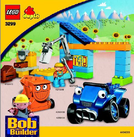 LEGO 3299 Scrambler and Dizzy at Bob's Workshop | Brickset
