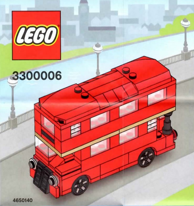 Tilkalde Delvis Ingen måde LEGO 3300006: London Bus | Brickset: LEGO set guide and database