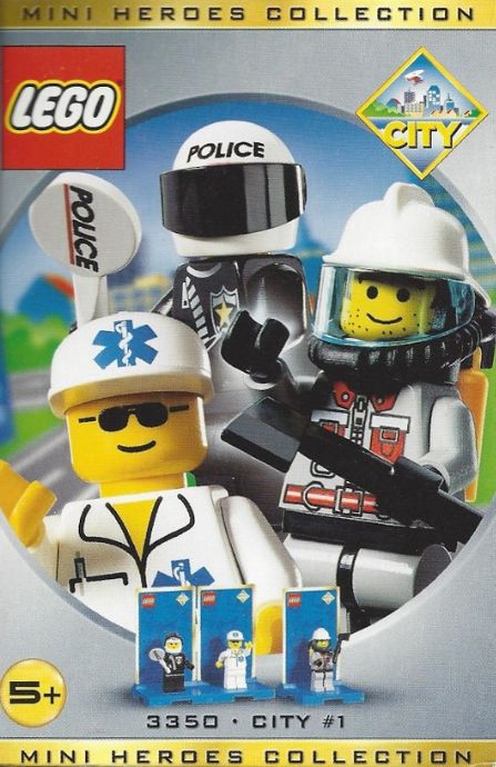 LEGO 3350 Three Minifig Pack - City #1