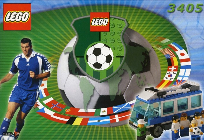LEGO 3405 Blue Team Bus