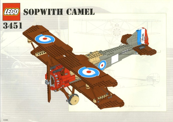 LEGO 3451 Sopwith Camel | Brickset
