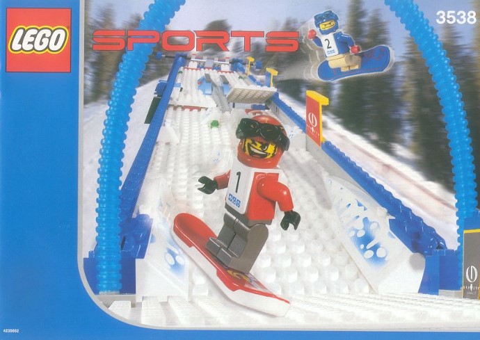 LEGO 3538 Snowboard Boarder Cross Race