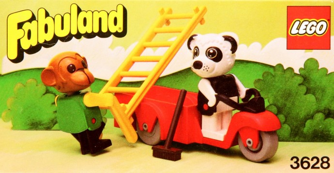 LEGO 3628 Perry Panda and Chester Chimp